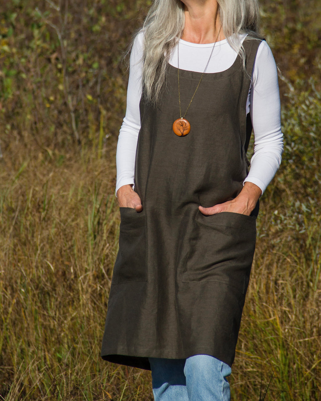 Pinafore Wrap Dress