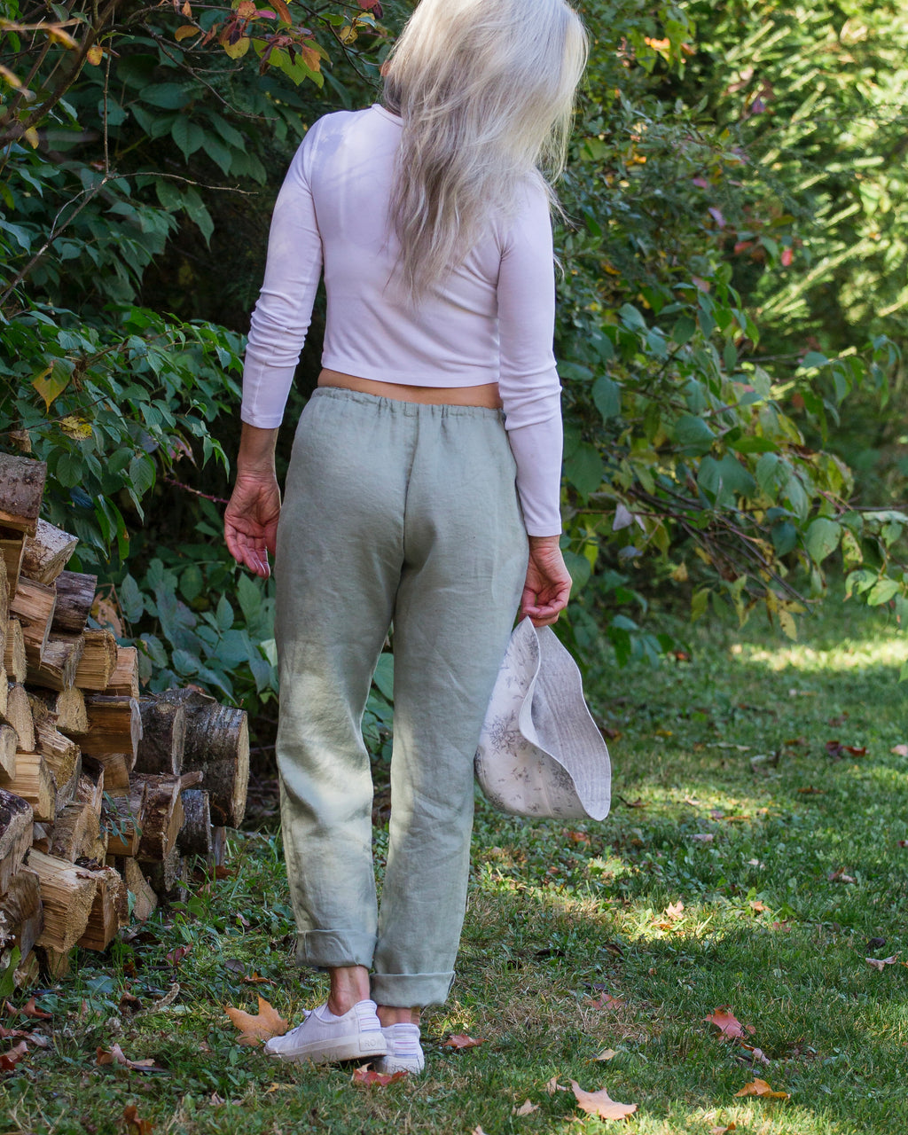 Tapered Leg Drawstring Pants