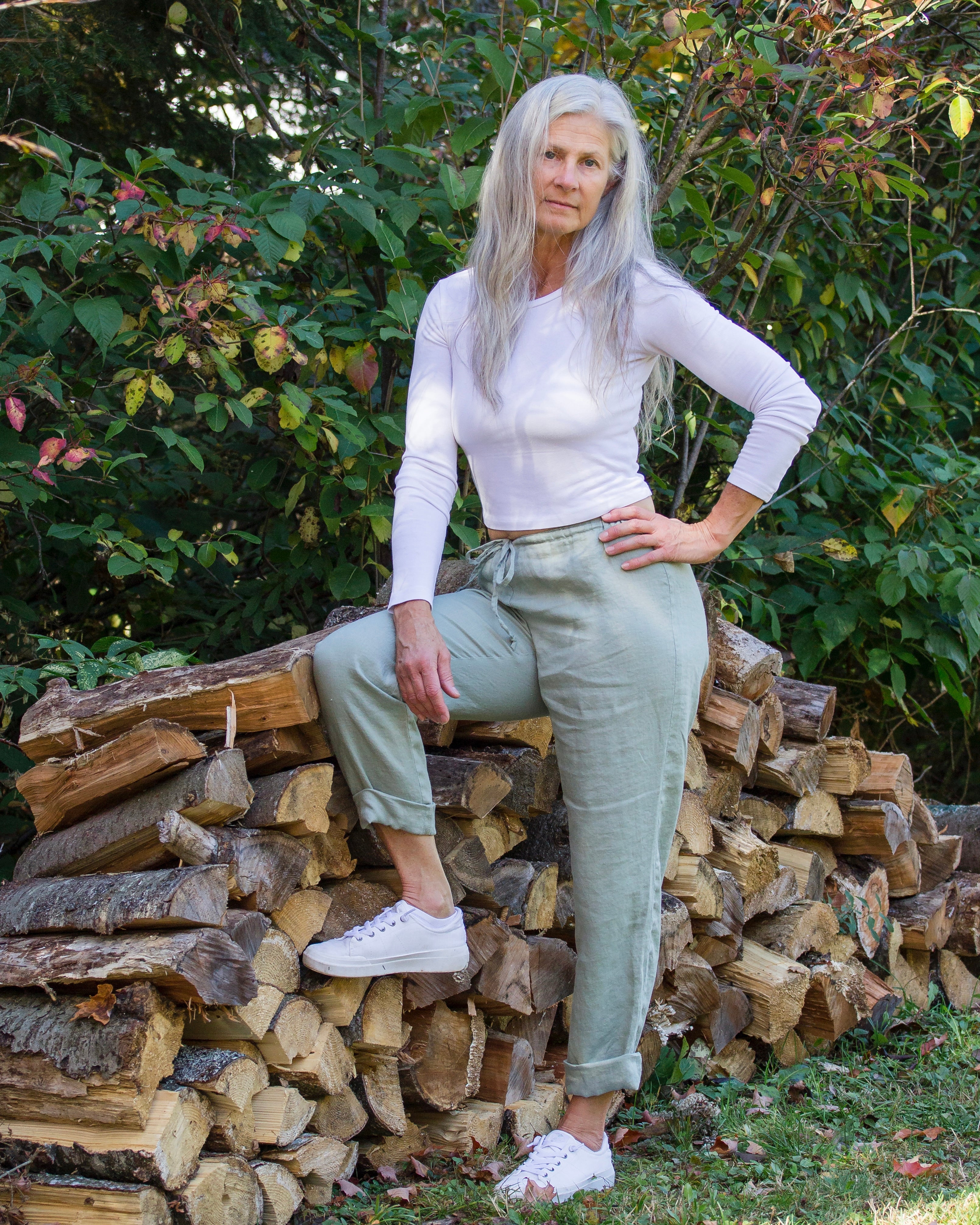 Tapered Leg Drawstring Pants