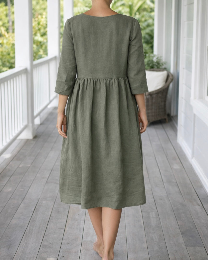 3/4 Sleeve Dress